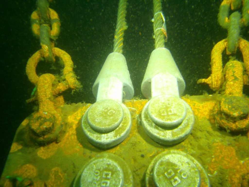Ispezione cavi pontile Laveno Mombello